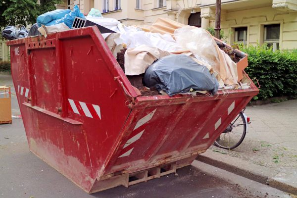 Baustellen-Container, Sanierung, Entrümpelung